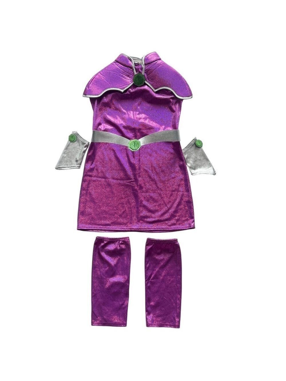 DC Comics DC Superhero Deluxe Starfire Teen Titans Girls Costume Large 10-12 - Picture 2 of 11